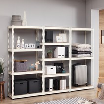 스피드랙 화이트 조립식 선반, 3단