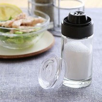 시노글라스 그레이소금후추통 블랙 50ml 2p