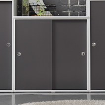 유니우드 파모스 미닫이 슬라이딩 800 수납장, 메탈그레이