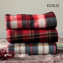 체크 무릎담요 1+1