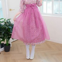 더연주 인디핑크 노방 덧치마 55~100사이즈 생활한복