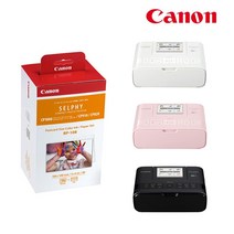 캐논 정품 셀피 CP1300+RP108(인화지 108매+잉크카트리지), 블랙