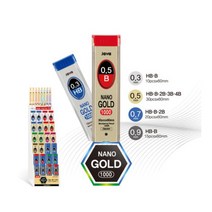 자바펜 나노골드 1000 샤프심, HB(0.9mm)