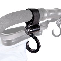 이비야야 고급 유모차행거 FP0001, 블랙, 2개입