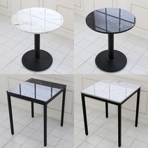 더조아 [무료배송]마블 티테이블(유광) 티테이블, 마블 화이트 600×600사각-30각