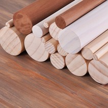 만물트럭 목봉 무료재단 나무봉 DIY 마크라매재료 원목봉 우드봉 목재, 목봉 5cm - 길이 60cm
