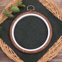 패션메이드 프랑스자수 자수틀 수틀 고무수틀 나무결수틀 원형수틀, 고무나무결수틀 -원형 10.5cm