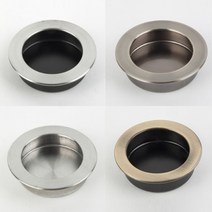 슬라이딩도어 미닫이 매입손잡이 원형오목이, 6.원형매입오목이 3번 AB 대60mm