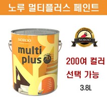 노루 페인트 멀티플러스 3.8L 리폼용 친환경페인트 가구 방문, 우드플라워