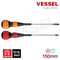 베셀 220 스크류 일자 십자 전공 드라이버 150mm, 베셀_220_150mm_일자형(-)