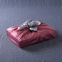 아진보자기 실크겹보자기, 홍색남색