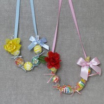 [잼잼아트] 러블리 사탕 목걸이, 블루