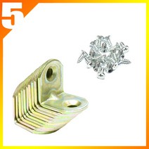 꺽쇠 코너경첩 극소형 10개세트 + 12mm 목공나사 20개포함 ㄱ자꺽쇠