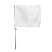 나무막대 게임용 깃발(25x30cm) 청기 백기 홍기 청기백기 신호기