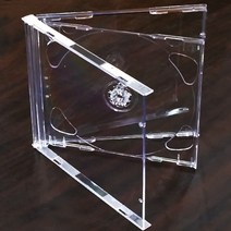 CD케이스 10mm 쥬얼 10장 시디케이스 공케이스 블랙/투명, 2CD쥬얼케이스(투명)-10장