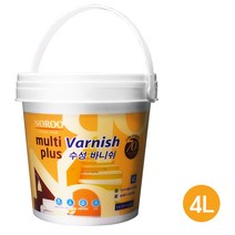 노루페인트 친환경 멀티플러스 수성바니쉬 4L 투명, 투명 무광