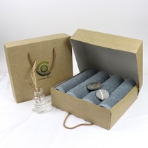 코튼알리오 호텔수건 럭셔리4p 선물세트, 그레이, 4매입