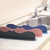 구디푸디 실리콘 싱크대물막이 (고급형), 그레이, 1개