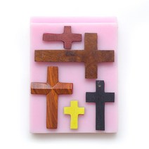 마이몰드코리아 수제 실리콘몰드 - 십자가 2 데코 몰드 (m64)