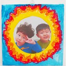 꼬매아트 종이액자 만들기, 동그라미, 1개