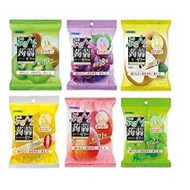 오리히로 곤약젤리 파우치 1박스(12봉지) 8가지 맛, 청포도 (6개입) x 4봉지+청포도 (6개입) x 4봉지, 키위 (6개입) x 4봉지