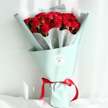 플라로마 장미 50송이꽃다발 생화 당일발송가능 생일꽃다발 데이트선물 승진꽃다발 기념일 로즈데이 부부의날 어버이날, 빨강