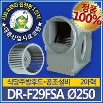 대륜산업 소형 시로코팬 DR-F29FSA 250mm