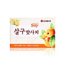 LG생 세수비누 욕실비누 세안비누 살구 맛사지 비누 비누 사우나비누 목욕탕비누 욕실비누 세수비누, 1