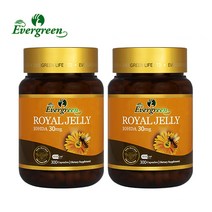 에버그린 로얄 젤리 10HDA 30mg 300정 2병