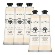 비욘드 클래식 딥 모이스처 핸드크림 파우더리 머스크, 30ml, 5개