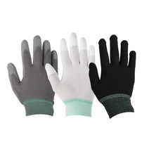 [힘찬기업] pu장갑, 05.손바닥코팅(국산)검정색L (10켤레), 1봉