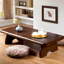 한솔종합목재 솔마루 원목 테이블 1200, 솔마루 1200, 월넛