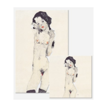 [슈가덕] 에곤쉴레 에곤실레 캔버스 액자 20종 캔버스액자 명화, 소녀_25x40cm