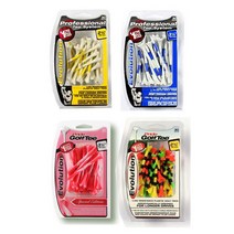 Pride Sports 프라이드 에볼루션 골프티 플라스틱 PTS Evolution, 블루 스트라이프 83mm