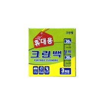 크린랲 휴대용 크린백 30매 3입, 1개