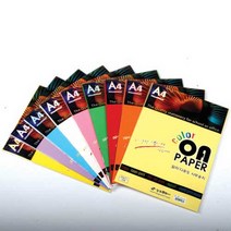상우 A4 칼라OA용지 칼라복사지 80g S시리즈, 25매입, S33 병아리색