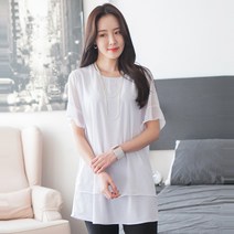 반팔 샤랄라밑단
