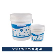 NC페인트(국내산) 수성 탄성코트(백색) 4L 페인트시공/도료/인테리어/벽지/시공/공사/도색/방수/방습/셀프페인트