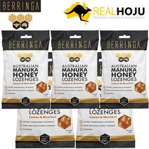 베링가 마누카 허니 로젠지 사탕 MGO 900+ 30정 5개, 5팩