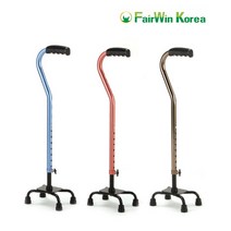페어윈 컬러4발 4발지팡이, 오렌지(130~175cm), 1개