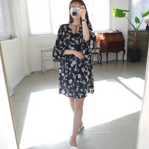 배꼽 D54-8 미카 빅사이즈여성의류 원피스 44~120