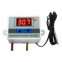 DC12V용 W3001 디지털 온도 컨트롤러 제어기 조절기, 1개
