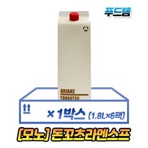 모노링크 아리아케 돈꼬츠라멘스프 돈코츠 라면 소스 1.8L X 6병 모노링크 모노마트
