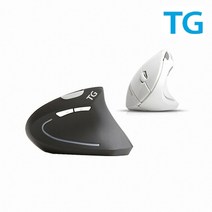 TG삼보 인체공학 버티컬 무선 마우스 TG-TM615G HEALING, 블랙, TM615G