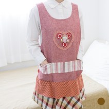 꼬레하우씨 캉캉린넨 앞치마, 브라운, 1개