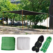 차광닷컴 단색 그늘막 캠핌용 단직 이중직 텐트 햇빛 차광막, 1개, 검정색 98%_(무봉제) 6m x 10m