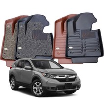 카마루 혼다 시빅 CR-V 5D/6D입체매트 확장형 신제품, 6D매트 1+2열-브라운+브론즈, 시빅 (11~16)