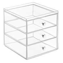 iDESIGN 3 드로어 서랍장, Clear