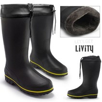 250-280mm LIVITY 초경량EVA 카프형 방수방한 털장화 남자부츠 방한화 작업화 스노우부츠 R412