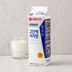 서울우유 밀크랩 고단백 저지방우유